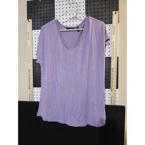 H by Halston Essential Lavender T-Shirt